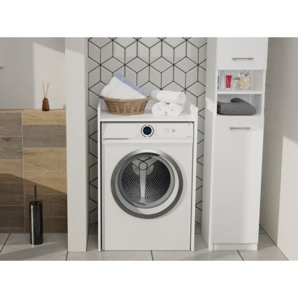 Meuble de machine à laver POLA 98x64 cm blanc