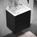 Meuble de salle de bains avec lavabo KENWOOD 51 cm, noir
