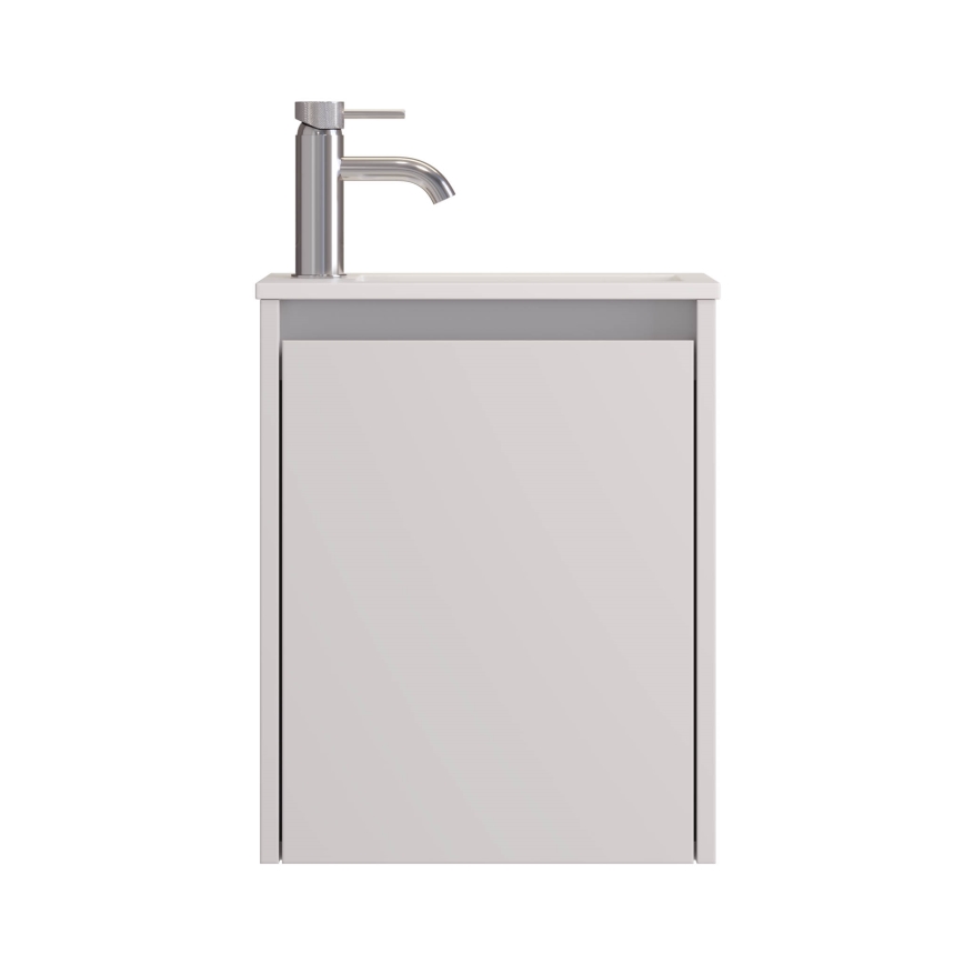 Meuble de salle de bains avec vasque COMO 40 cm, blanc mat