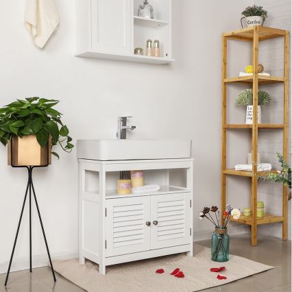 Meuble de salle de bains EIKE blanc