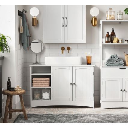 Meuble de salle de bains REMI blanc