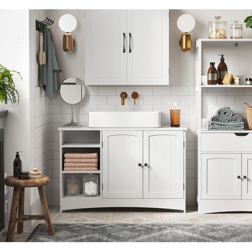Meuble de salle de bains REMI blanc