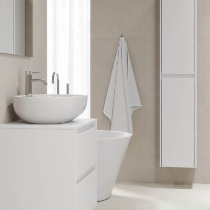 Meuble de salle de bains TRONDHEIM pour lavabo 60x57x46 cm blanc