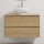 Meuble-lavabo TRONDHEIM/DRAMMEN 90x57x46 cm chêne/blanc