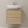 Meuble sous-vasque TRONDHEIM pour lavabo 60x57x46 cm, chêne