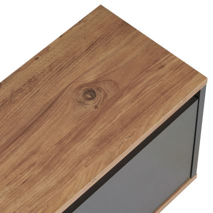 Meuble TV KREDE 160x30 cm anthracite/pin