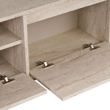 Meuble TV KREDE 160x30 cm beige