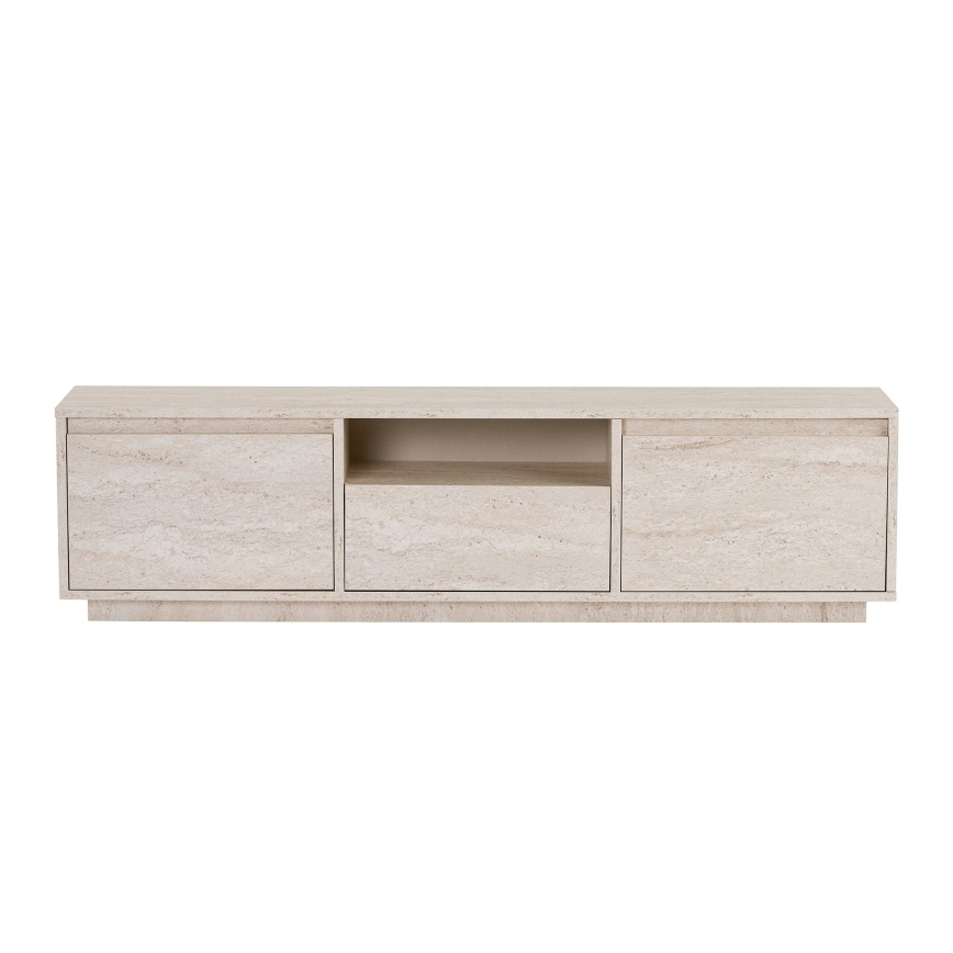 Meuble TV KREDE 160x30 cm beige