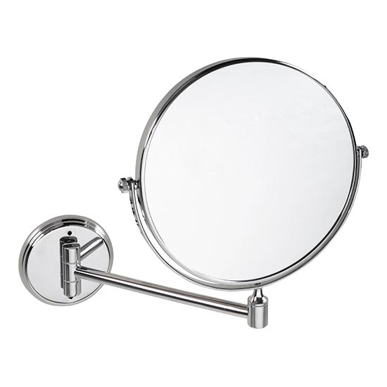 Miroir de maquillage 23 × 28 cm, argenté