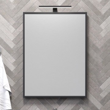 Miroir de salle de bains BORGSTED 60x80 cm noir