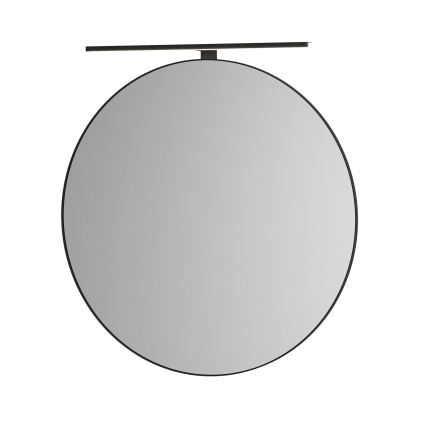 Miroir de salle de bains BORGSTED Ø 80 cm noir