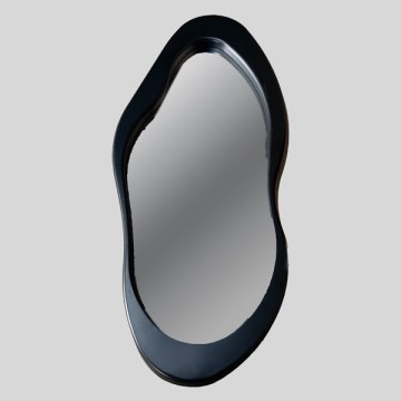 Miroir mural 120x50 cm noir