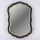 Miroir mural 34,5x23,2 cm noir/doré