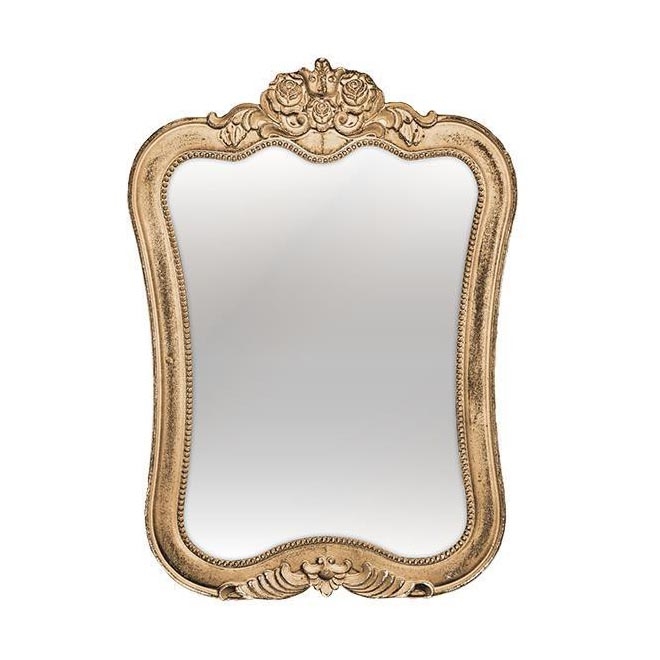 Miroir mural 69x49 cm doré