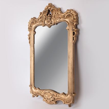 Miroir mural 69x49 cm doré