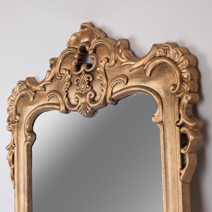 Miroir mural 69x49 cm doré