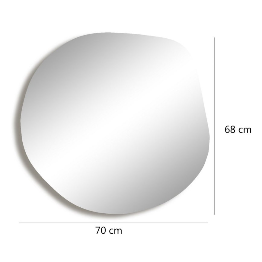 Miroir mural ASSO 70x67 cm doré