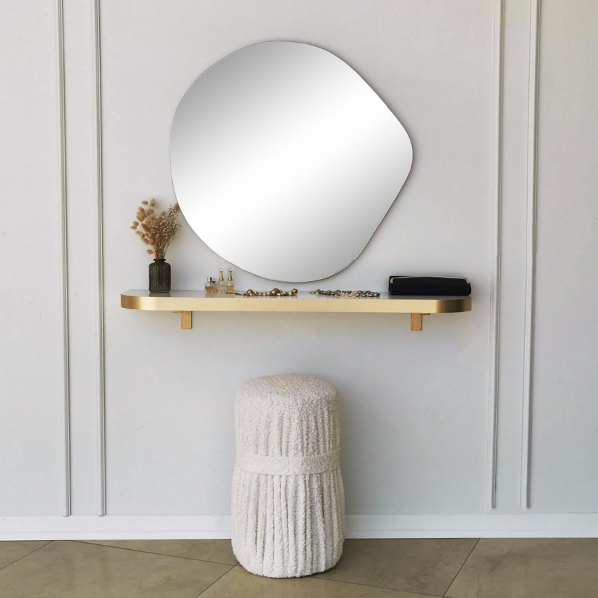 Miroir mural ASSO 70x67 cm doré