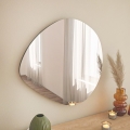 Miroir mural BESSO 60x60 cm noir