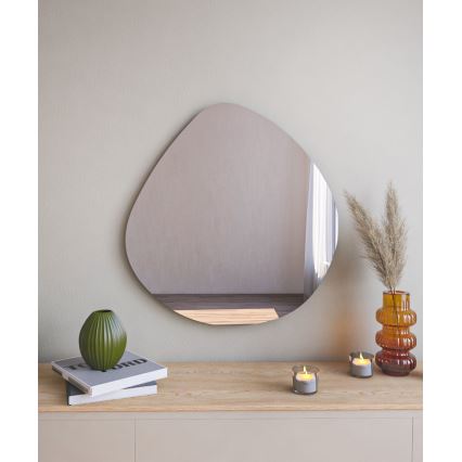 Miroir mural BESSO 60x60 cm noir