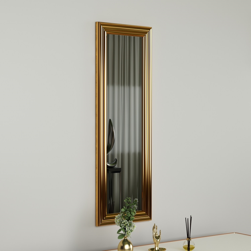 Miroir mural BOSS 90x30 cm doré