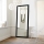 Miroir mural CHEVAL 105x40 cm noir