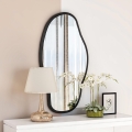 Miroir mural COULDY 85x45 cm noir