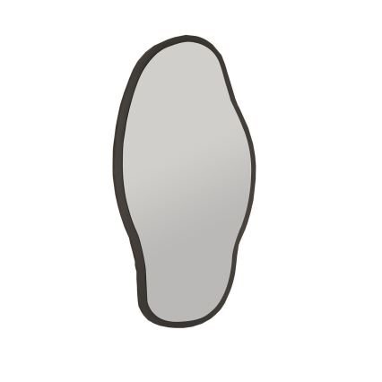 Miroir mural COULDY 85x45 cm noir