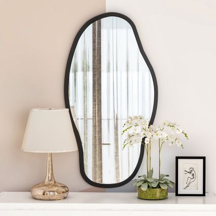 Miroir mural COULDY 85x45 cm noir