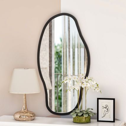 Miroir mural COULDY 85x45 cm noir