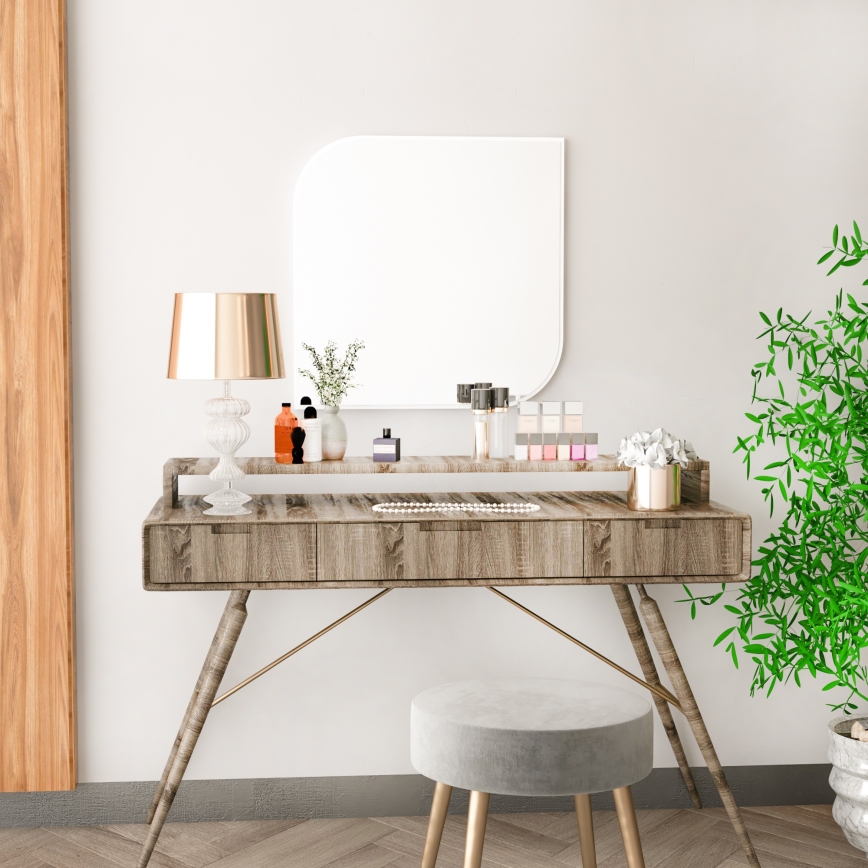 Miroir mural KAPPA 62x62 cm blanc