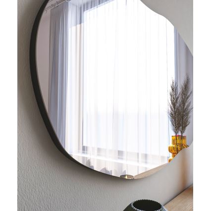 Miroir mural LOSSA 89x52 cm noir