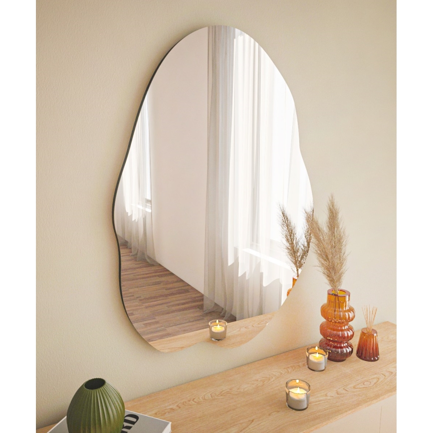 Miroir mural OHHO 85x60 cm noir