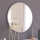 Miroir mural OZZE d. 60 cm blanc