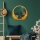 Miroir mural PALM 59x57 cm doré