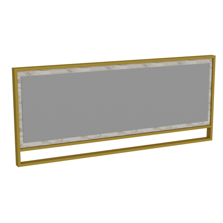 Miroir mural POLKA 37,8x90 cm doré