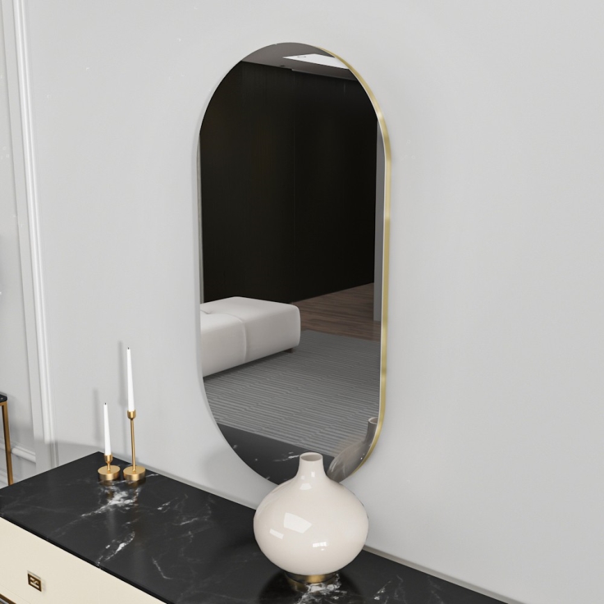 Miroir mural RIORS 85x45 cm noir
