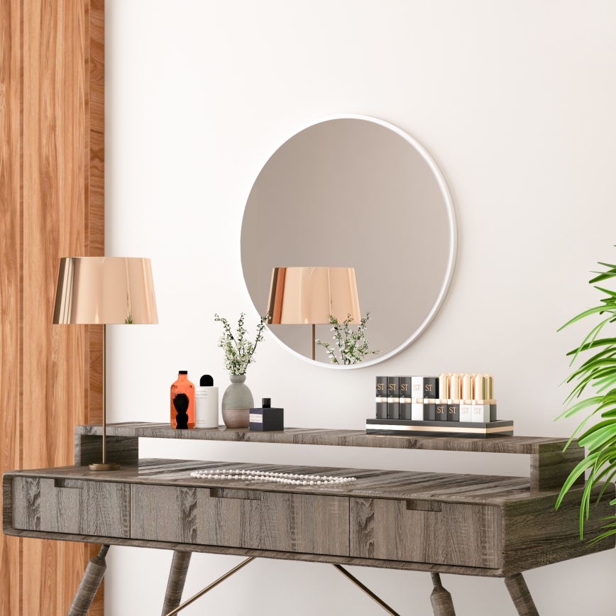 Miroir mural ROYAL d. 59 cm blanc