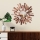 Miroir mural SOLEIL d. 75 cm marron