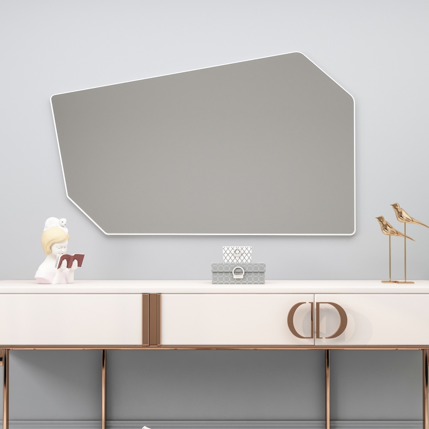 Miroir mural TARZ 49x86 cm blanc