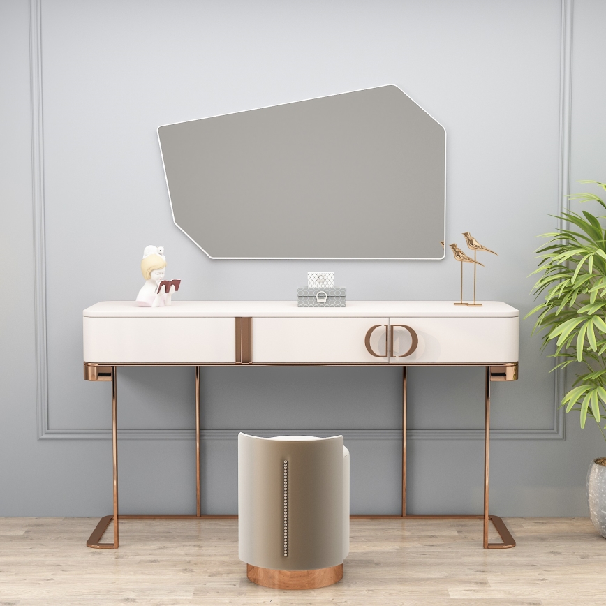 Miroir mural TARZ 49x86 cm blanc
