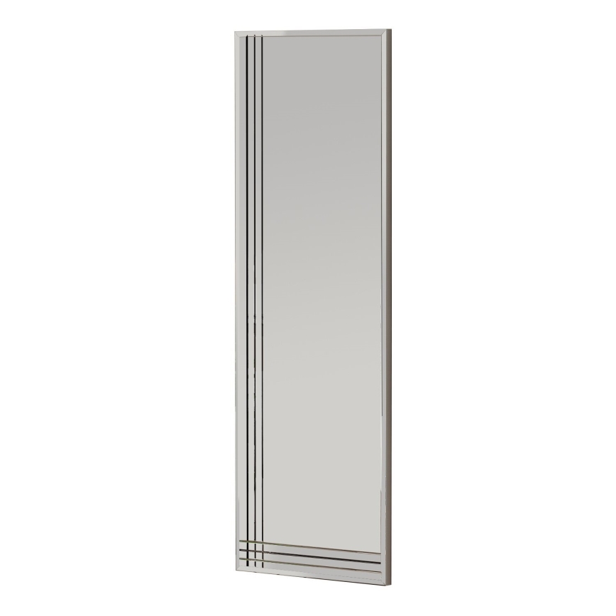 Miroir mural TRIO 120x40 cm chrome brillant