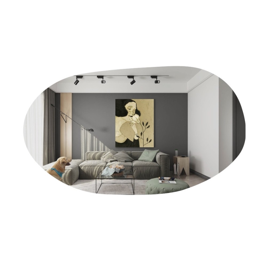 Miroir mural VANOMI 89x52 cm