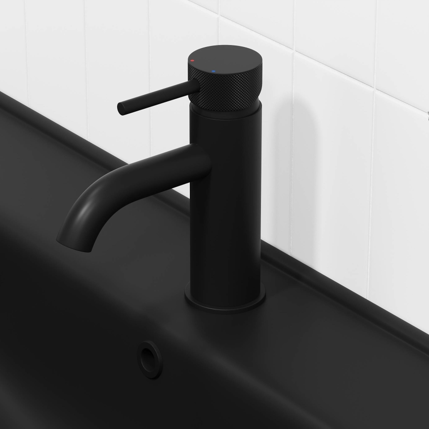 Miscelatore per lavabo ANHOLT 15,6 cm, nero opaco