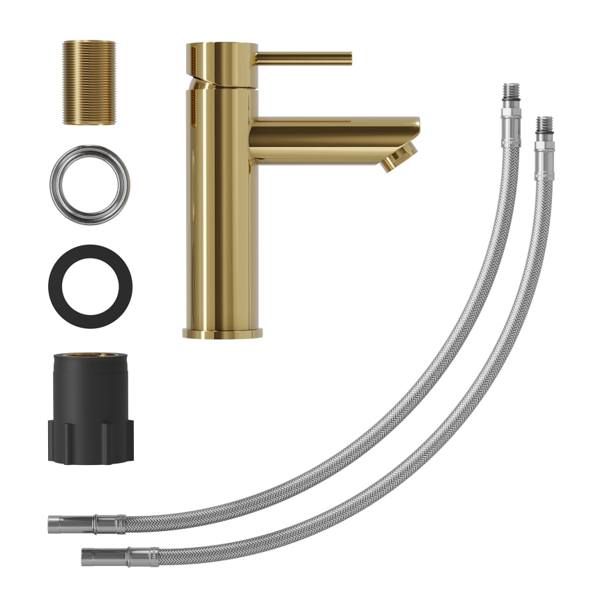 Miscelatore per lavabo RINGSTED 17,8 cm in ottone lucido