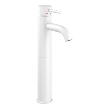 Mitigeur pour lavabo DRAGOR 29 cm blanc mat