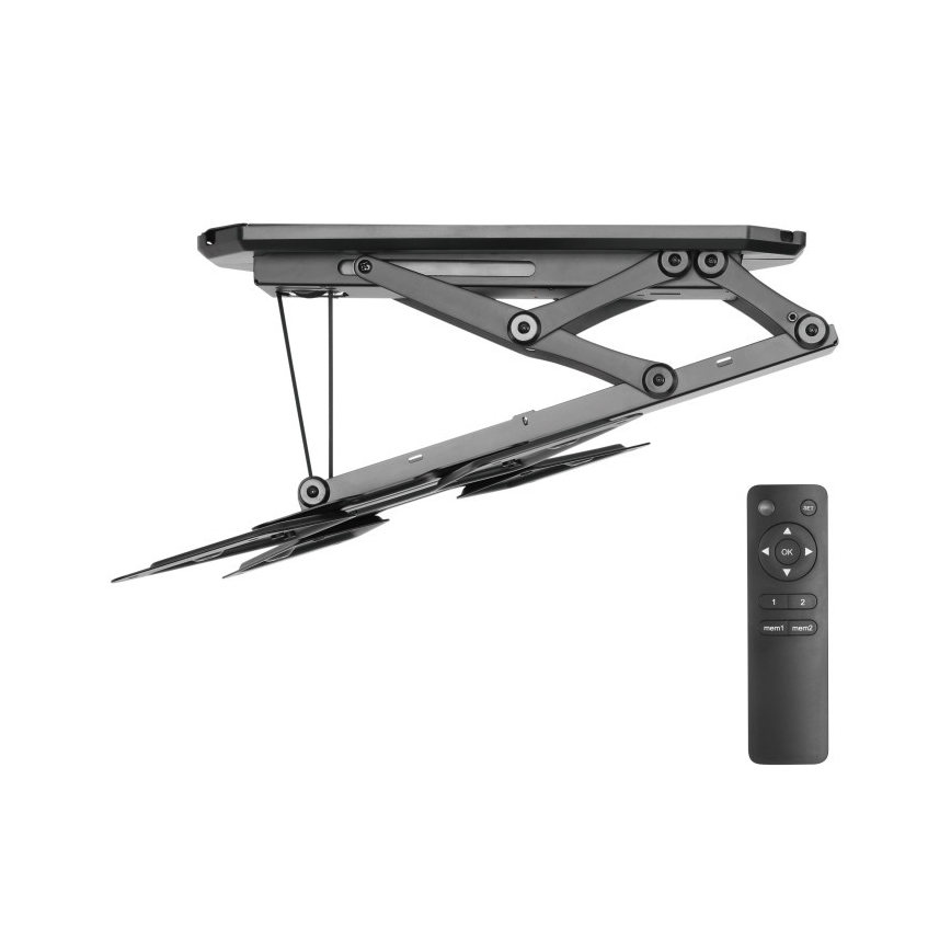 MK FLORIA MKF-20DM444 - Smart-Deckenhalterung für TV 55" schwarz Wi-Fi TUYA + Fernbedienung