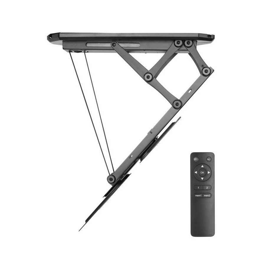 MK FLORIA MKF-20DM444 - Smart-Deckenhalterung für TV 55" schwarz Wi-Fi TUYA + Fernbedienung