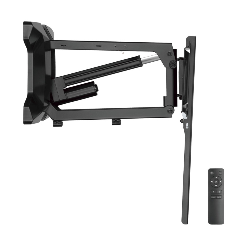 MK FLORIA MKF-21DM647 - Support mural articulé pour téléviseur 70 noir + télécommande