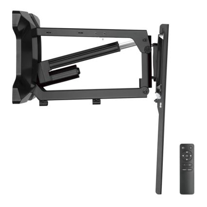 MK FLORIA MKF-21DM647 - Supporto a parete per TV con snodo 70 nero + telecomando